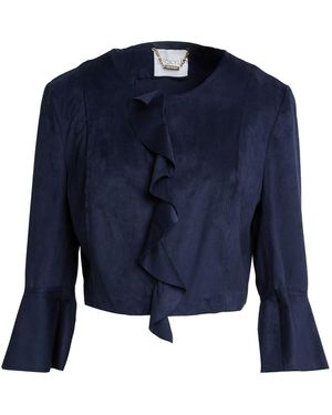 LUCKYLU  Milano Midnight Jacket Polyester, Elastane - Blue