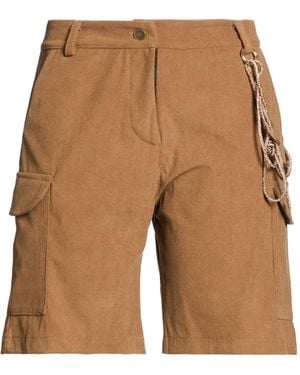 DISCLAIMER Shorts & Bermuda Shorts Polyester - Brown
