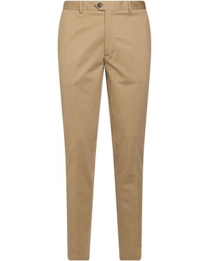 Circolo 1901 Khaki Trousers Cotton, Elastane - Natural