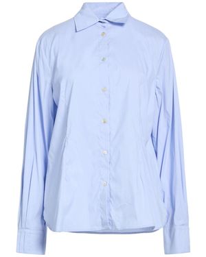 Barba Napoli Sky Shirt Cotton, Polyamide, Elastane - Blue