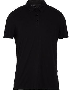 Majestic Filatures Polo Shirt Cotton, Elastane - Black