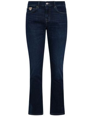 7 For All Mankind Jeans Cotton, Polyester, Elastane - Blue