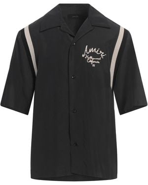 Amiri Shirt Viscose, Polyester, Cotton, Polyamide, Elastane - Black