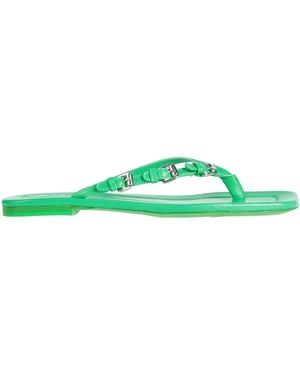 BY FAR Thong Sandal Leather - Green