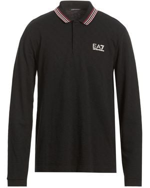 EA7 Polo Shirt Cotton - Black