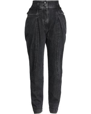 Alberta Ferretti Jeans Cotton, Elastane - Black