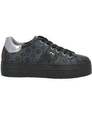 Nero Giardini Trainers Leather, Textile Fibres - Black
