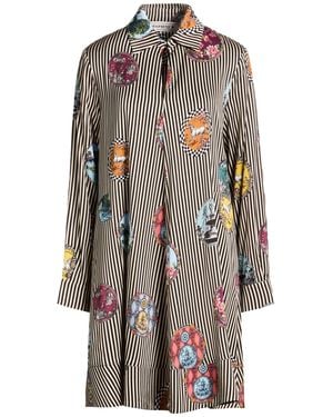 Shirtaporter Mini Dress Viscose, Elastane - Gray
