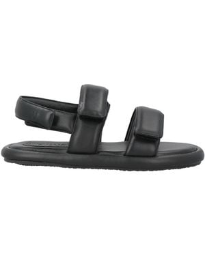 Nanushka Sandals Leather - Black