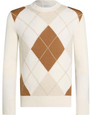 Gran Sasso Ivory Sweater Virgin Wool - White