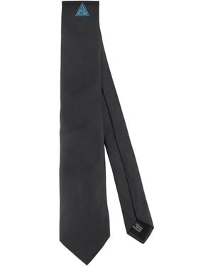Lanvin Charcoal Ties & Bow Ties Silk - Gray