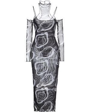 Julfer Midi Dress - White