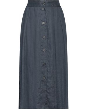 Ottod'Ame Midi Skirt Linen - Blue