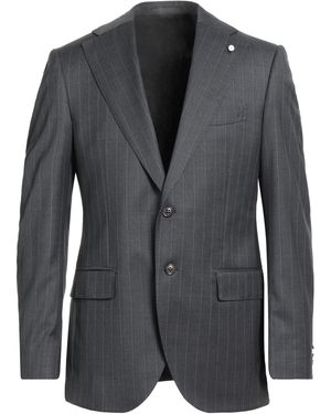 Luigi Bianchi Blazer Wool - Black
