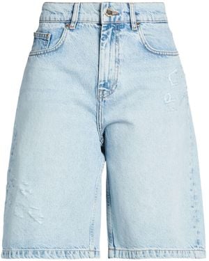 CASABLANCA Denim Shorts Cotton - Blue