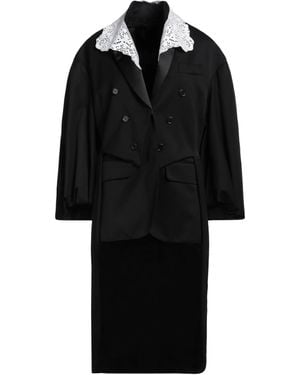Simone Rocha Overcoat & Trench Coat - Black
