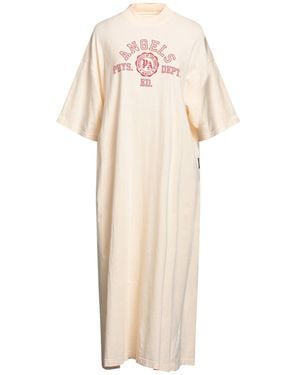 Palm Angels Midi Dress - Natural