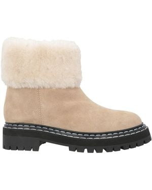 Proenza Schouler Ankle Boots - Natural