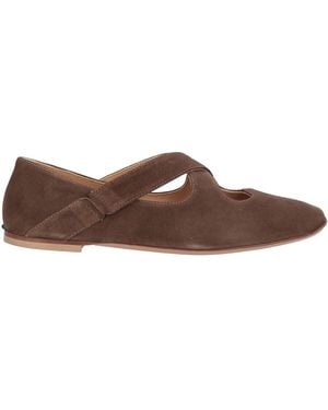 A.Bocca Ballet Flats - Brown