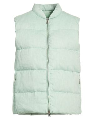 Amina Rubinacci Light Vest Wool, Linen, Polyamide - Green