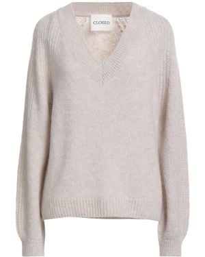 Closed Jumper Polyamide, Alpaca Wool, Wool - White