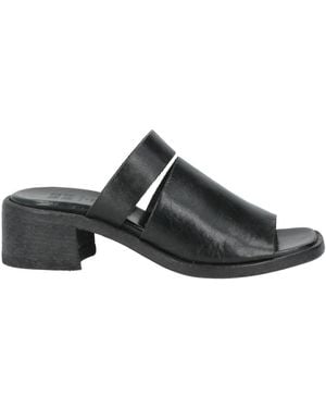 Moma Sandals Leather - Black