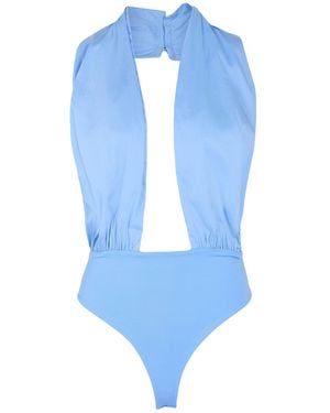 Jijil Azure Bodysuit Cotton, Polyamide, Elastane, Polyester - Blue