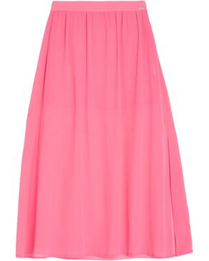 ARMANI EXCHANGE Midi Skirt Polyester - Pink