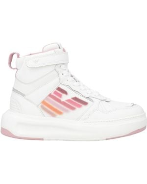 Emporio Armani Trainers Leather, Textile Fibres, Synthetisches Material - Pink