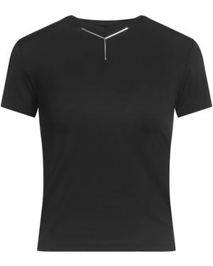 Y. Project T-Shirt Viscose, Elastane - Black