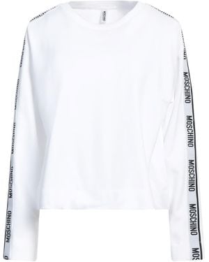 Moschino Sweatshirt Cotton, Elastane - White