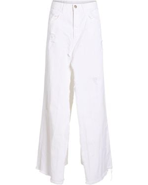 Roy Rogers Denim Skirt - White