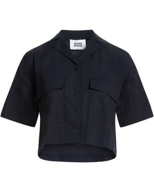 Alpha Studio Camisa - Azul