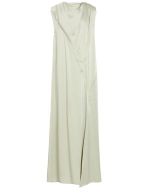 Jil Sander Maxi Dress Acetate, Viscose - White
