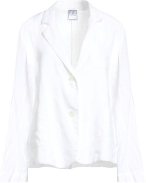 Fedeli Blazer Linen - White