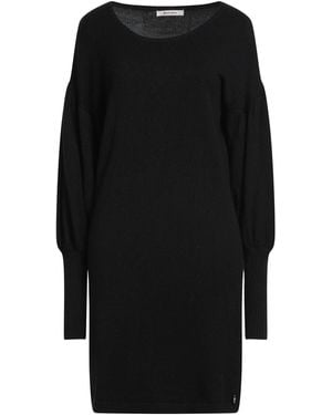 White Wise Mini Dress - Black