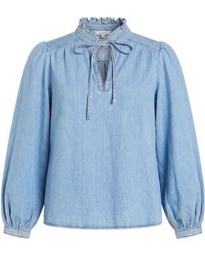 Ba&sh Top Cotton - Blue