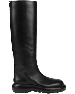 Jil Sander Boot Leather - Black