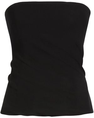 Versace Top Viscose, Elastane - Black