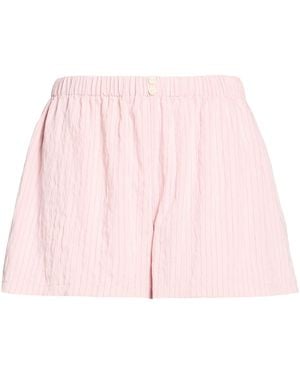 FEDERICO CINA Shorts & Bermuda Shorts Modal, Polyamide, Polyester - Pink