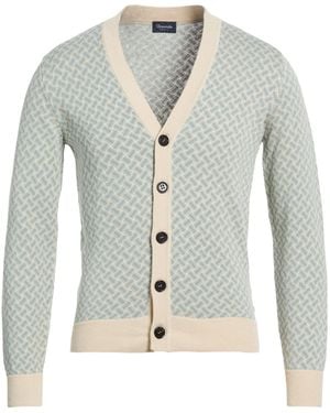 Drumohr Cardigan Cotton, Linen - Blue