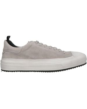Officine Creative Charcoal Trainers Leather - White