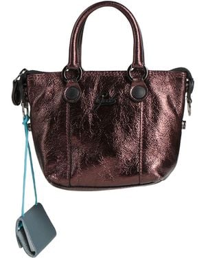 Gabs Dark Handbag Calfskin - Brown