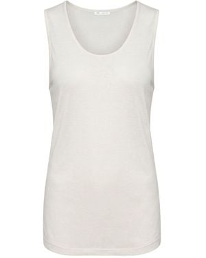 Ami Paris Tank Top Lyocell - White