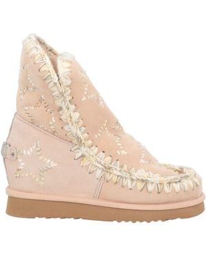 Mou Ankle Boots - Natural