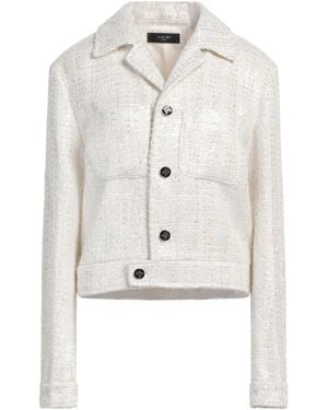 Amiri Ivory Jacket Polyester, Wool - White