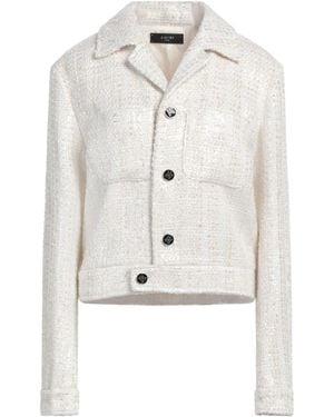 Amiri Ivory Jacket Polyester, Wool - White