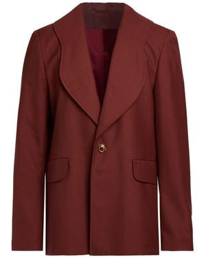 Séfr Brick Blazer Polyester, Wool - Red