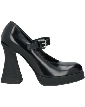 Agl Attilio Giusti Leombruni Court Shoes Leather - Black