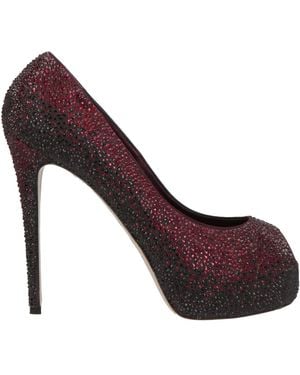 Le Silla Garnet Pumps Leather - Purple